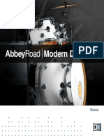 Abbey Road Modern Drummer Manual English