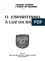 O Espiritismo A Luz Da Razao Padre Pacoal Lacroix PDF