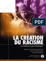 La Creation Du Racisme La Trahison Psychiatrique French