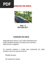Aula # 3. Fundição em Areia