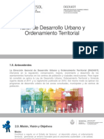 Taller de Desarrollo Urbano y Ordenamiento Territorial