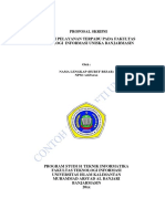 Contoh Proposal Skripsi Sesuai Panduan PDF