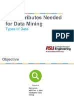 Data Attributes for Mining Insights