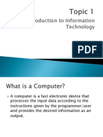 Introduction To Information Technology