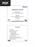 Bluetooth Tutorial: Center For Wireless Telecommunications