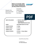 Cover Lembar LJK Ujicoba Usbn 23