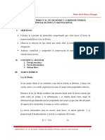 PÁCTICA DE LABORATORIO N°01 - Ley de Hooke y Cambios de Energia Potencial Elástica y Gravitacional