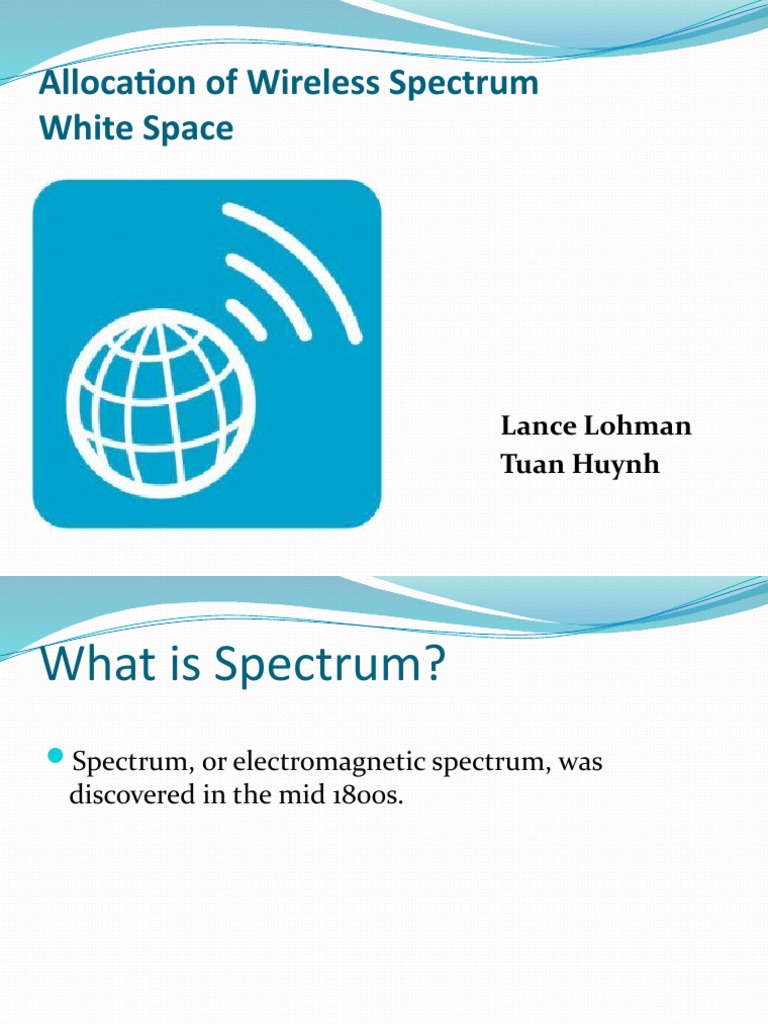 Picture of Allocation of Wireless Spectrum | PDF | Wi Fi | Information And ...