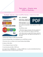 Disha Publication Topic Wise Chapter Wise DPPs of Chemistry. CB1198675309