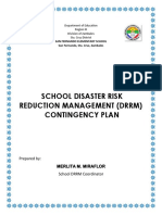 School Disaster Risk Reduction Management (DRRM) Contingency Plan
