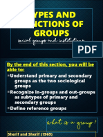 Types and Functions of Groups PDF