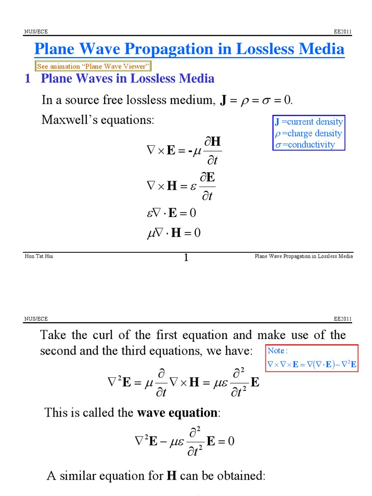 Uniform Plane Wave Propagation Analysis | PDF | Polarization (Waves ...