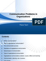 Communicaton Problem in Organization
