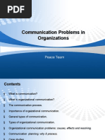 Communicaton Problem in Organization