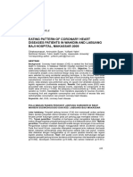 Eating Pattern of Coronary Heart Diseases Patients in Wahidin and Labuang Baji Hospital, Makassar 2009