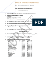 10 Draft Tobacco Cessation Questionnaire