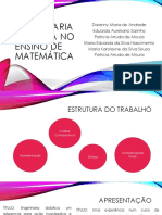 Engenharia Didática No Ensino de Matemática