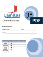 3er Grado - Bimestre 5