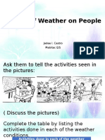 Effects of Weather On People