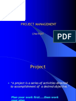 PROJECT PLANNING WITH CPM/PERT
