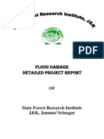 Flood Damage Detailed Project Report: State Forest Research Institute J&K, Jammu/ Srinagar