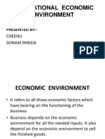 International Economic Environment