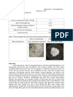 Recrystallization