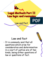 Law N Fact, Precedent, Logic N Reasoning