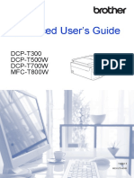 Advanced User's Guide: DCP-T300 DCP-T500W DCP-T700W MFC-T800W