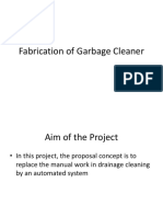 Fabrication of Garbage Cleaner