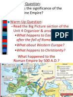 Essential Question: - What Is The Significance of The Byzantine Empire?