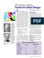Thumb rule for design of steel.pdf