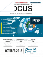Rau's IAS Focus Current Affairs Magazine October 2018 (WWW - UPSCPDF.com) PDF