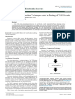 Electrical & Electronic Systems: Analysis of Power Reduction Techniques Used in Testing of VLSI Circuits
