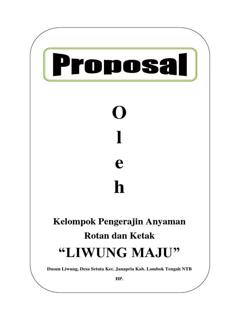 Proposal