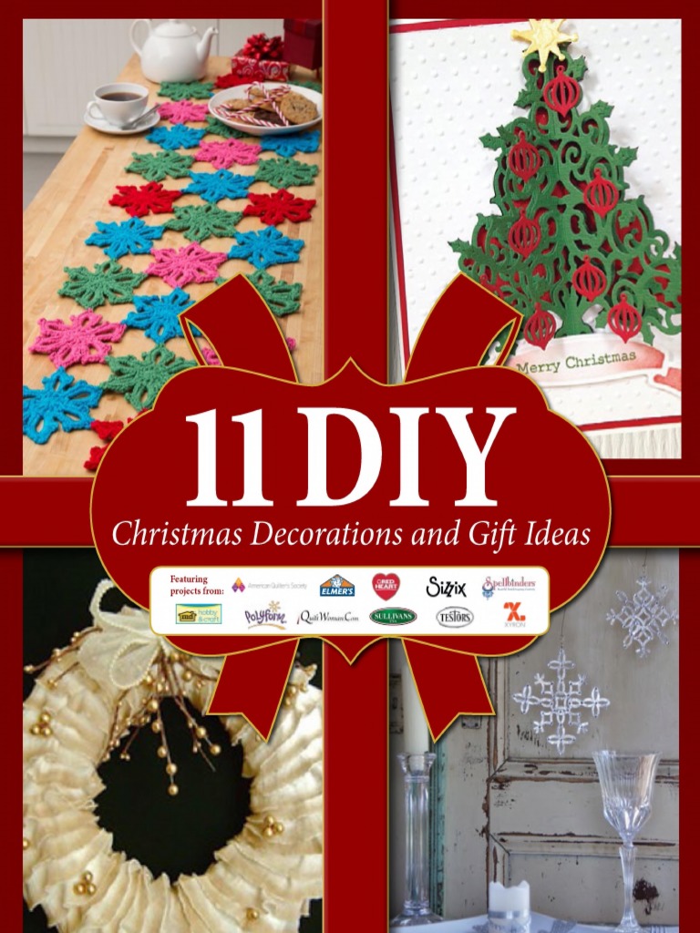 11 DIY Christmas Decorations and Gift Ideas PDF | PDF | Sewing | Quilt