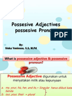 Possessive Adjectives and Pronouns