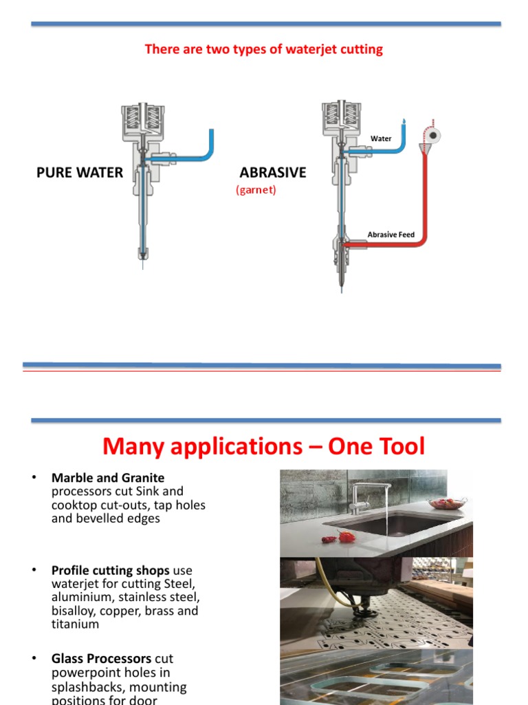Waterjet Cutting Applications and Benefits | PDF | Building Materials ...