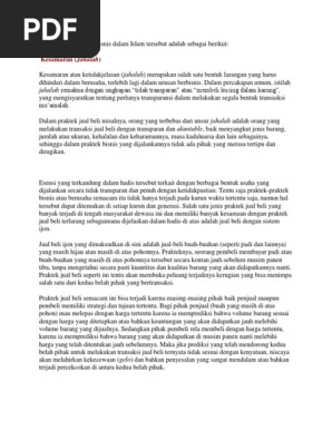 Dasar Hukum Etika Bisnis Islam Pdf
