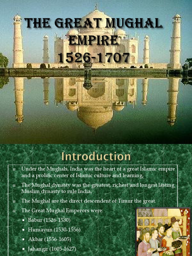 Overview of the Mughal Empire | PDF | Mughal Empire | Religion And Belief