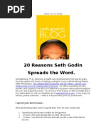 Download 20 Reasons Seth Godin Spreads the Word by Jed Diamond SN40379780 doc pdf