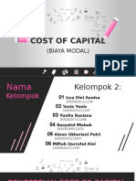 Cost of Capital (Biaya Modal)