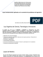 Leyes Fundamentales Aplicadas en La Resolución de Problemas de Ingeniería