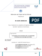 Conception D'une Machine Outil - ES-SAIDI Abdelhak - 2991 PDF