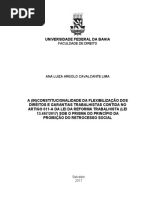 Lima, Ana Luiza  Argolo Cavalcante - Reforma Trabalhista. Proibição do Retrocesso Social.pdf
