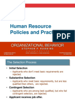 Human Resource Policies and Practices: Organizational Behavior