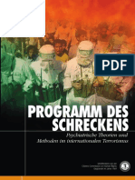 Programm Des Schreckens: Psychiatrische Theorien Und Methoden Im Internationalen Terrorismus