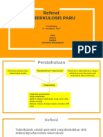 Referat Tuberkulosis Paru: Pembimbing Dr. Handriyani, SP.P