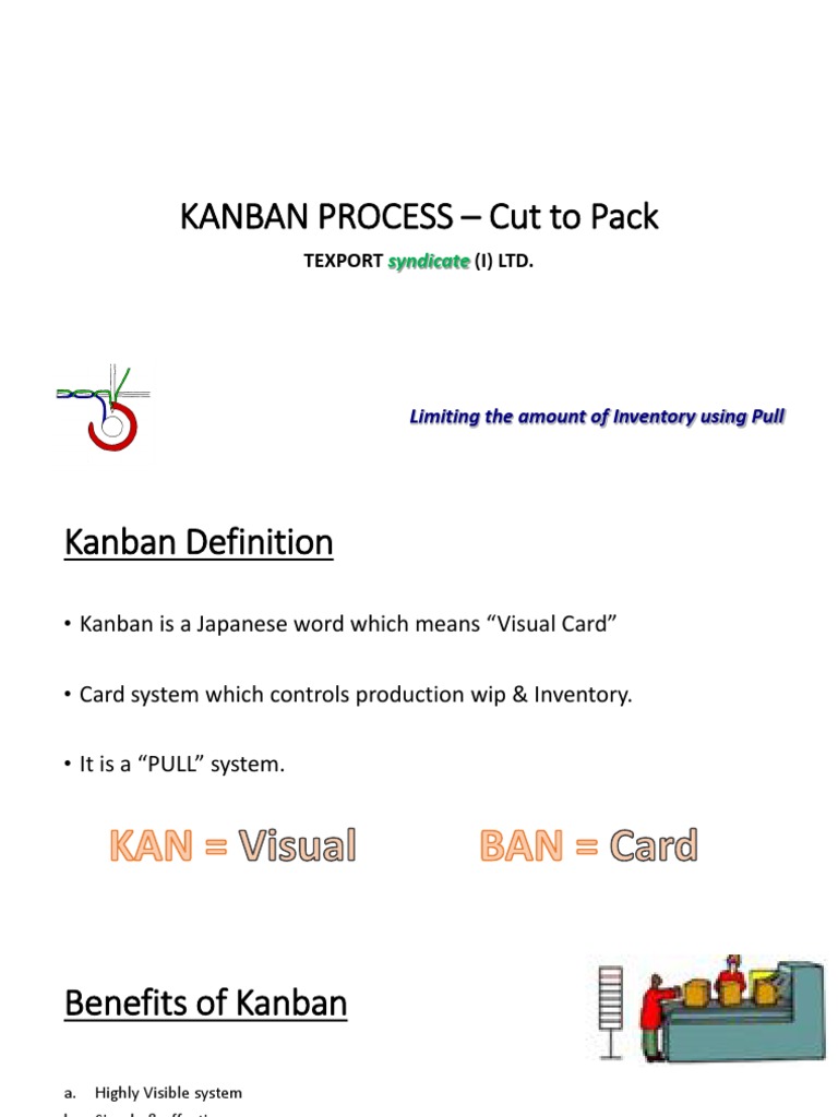 Kanban System Proces Flow | PDF | Inventory | Production And Manufacturing