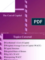 3. the Cost of Capital